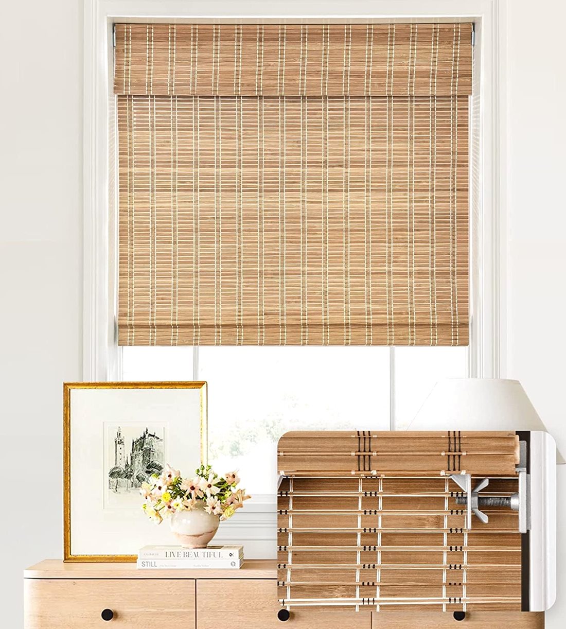 Bamboo Roman Shade — LazBlinds 30